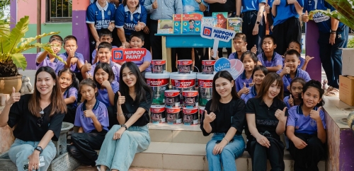 กิจกรรมปรับปรุงห้องสมุด โรงเรียนวัดนาวังหิน จ.ชลบุรี